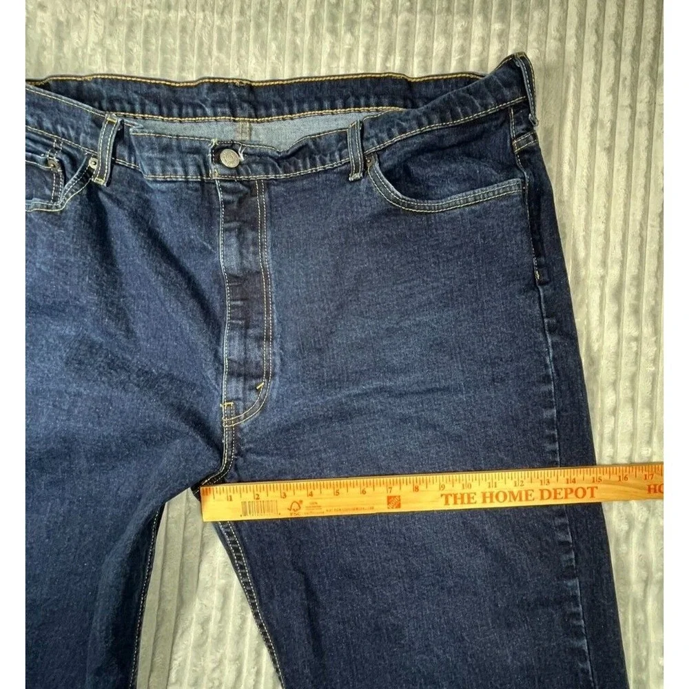 Levi's Jeans Men's 48W(Fits 46x29) 550 Relaxed Fit Medium Wash Denim Comfortable